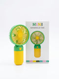 Mini Handheld Fan USB Rechargeable – Portable Cooling Fan with LED Light