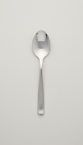 Pure Dessert Spoon Minimalist Silhouette